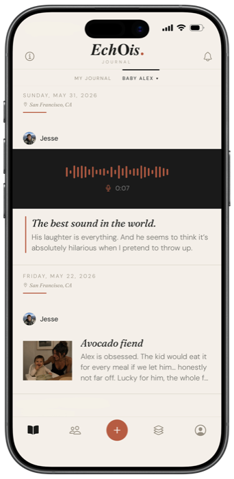 Echois shared journal feed